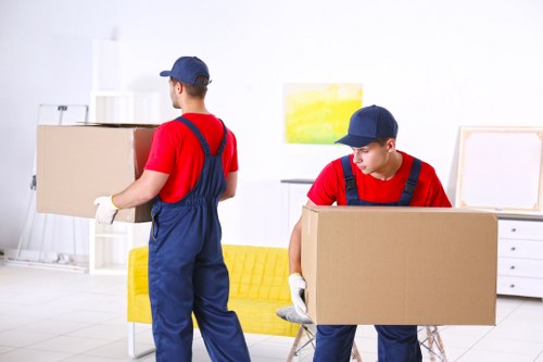 Professional office relocation in action