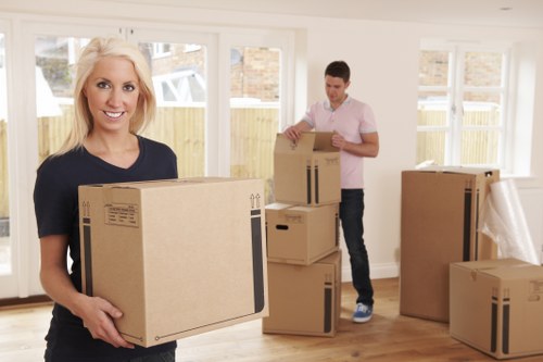 Experienced Removalists Handling Furniture