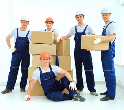 Professional Man and Van moving service in action