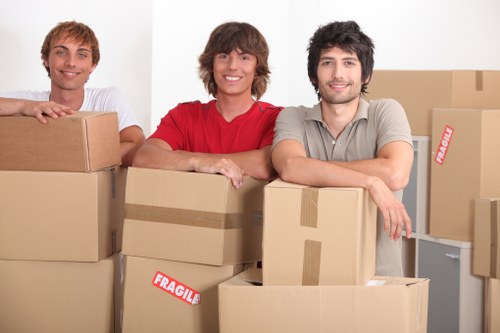 Satisfied customers after a successful relocation