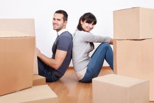 Secure transportation of office belongings