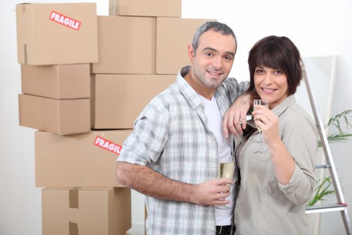 Efficient moving services offered by a man with a van
